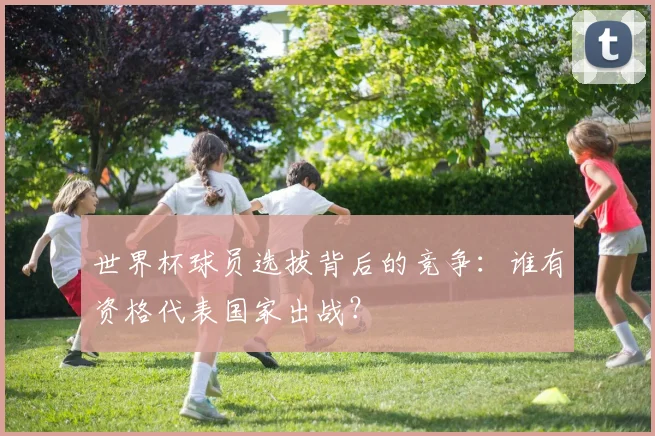 世界杯球员选拔背后的竞争:谁有资格代表国家出战?